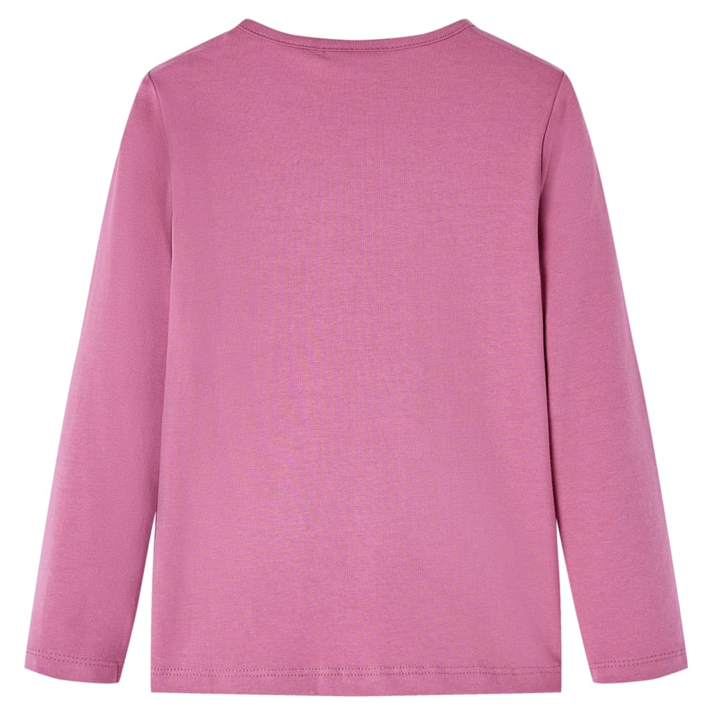 Vidaxl Children's Shirt à manches longues 128 Couleur de framboise