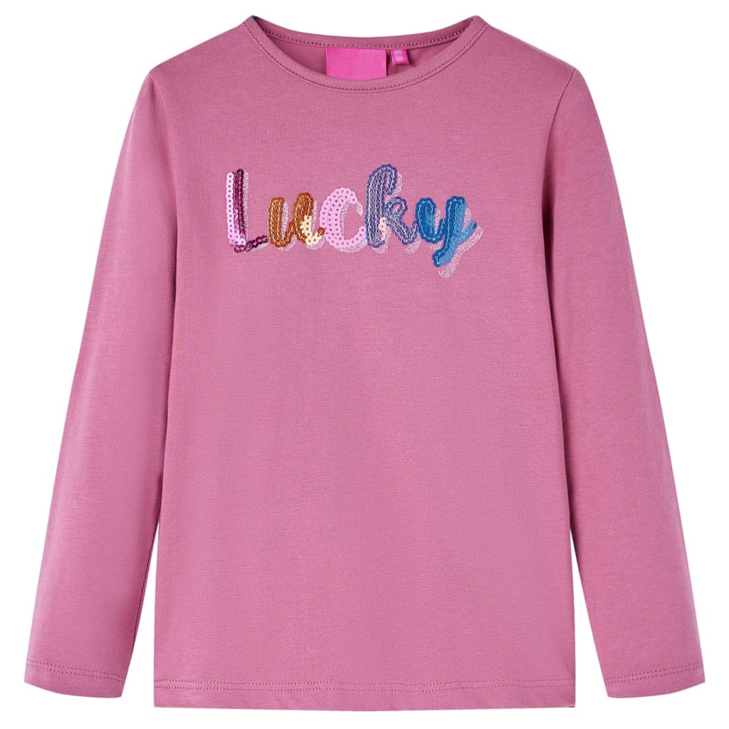 Vidaxl Child's Shirt à manches longues 140 Couleur de framboise
