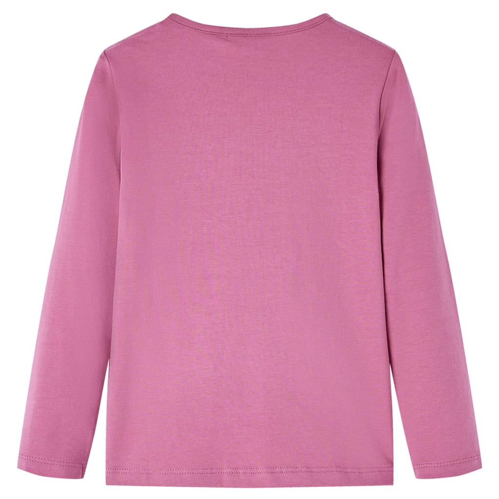 Vidaxl Child's Shirt à manches longues 140 Couleur de framboise