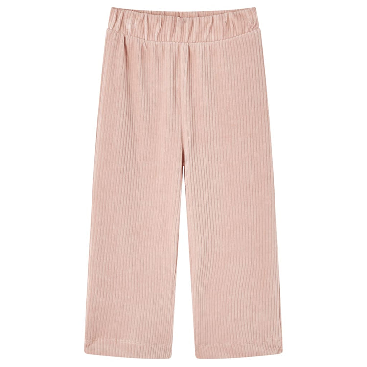 Vidaxl Kinderbroek 104 Rib Velvet rose clair