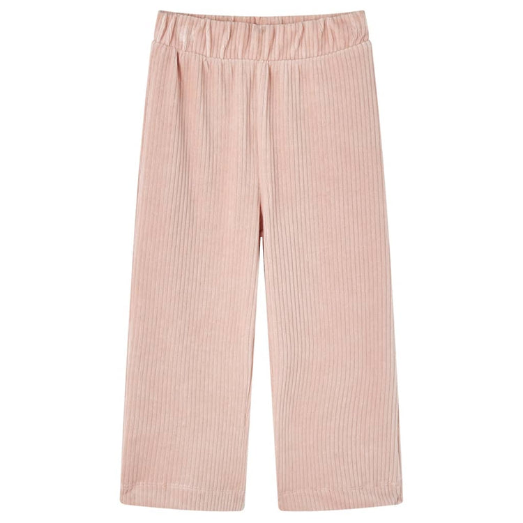 Vidaxl kinderbroek 116 côte en velours rose clair