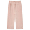 Vidaxl Kinderbroek 128 Rib Velvet rose clair