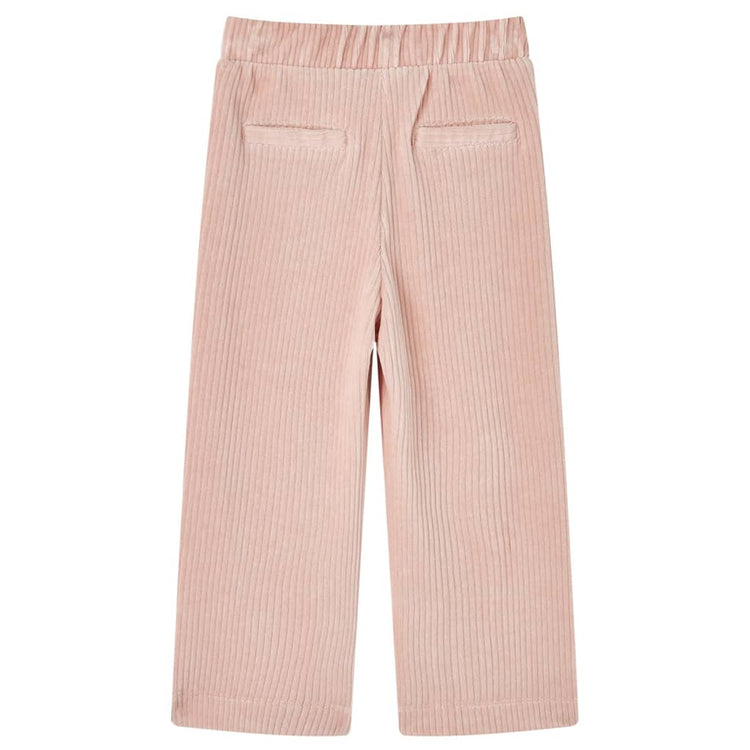 Vidaxl Kinderbroek 128 Rib Velvet rose clair