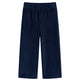 Vidaxl Kinderbroek 104 Rib Velvet Navy Blue