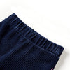 Vidaxl Kinderbroek 140 Rib Velvet Navy Blue