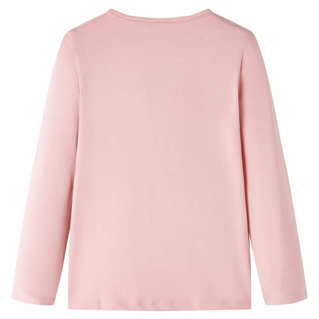 Vidaxl Child's Shirt à manches longues 128 rose clair