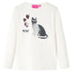 Vidaxl Children's Shirt à manches longues 104 ECRU