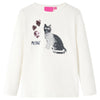 Vidaxl Child's Shirt à manches longues 128 ECRU