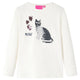 Vidaxl Child's Shirt à manches longues 128 ECRU