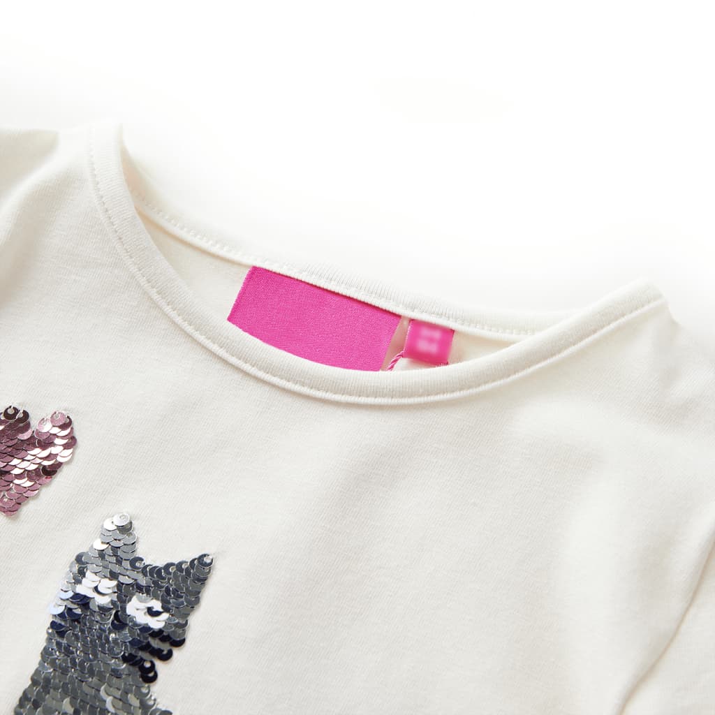Vidaxl Child's Shirt à manches longues 140 ECRU