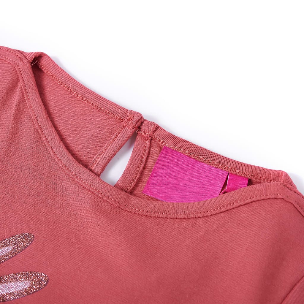 Vidaxl Child's Shirt à manches longues 92 Old Pink