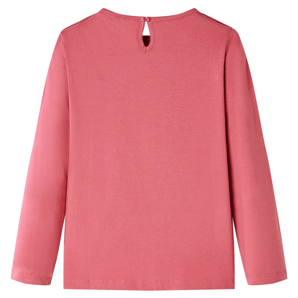 Vidaxl Children's Shirt à manches longues 128 vieux rose