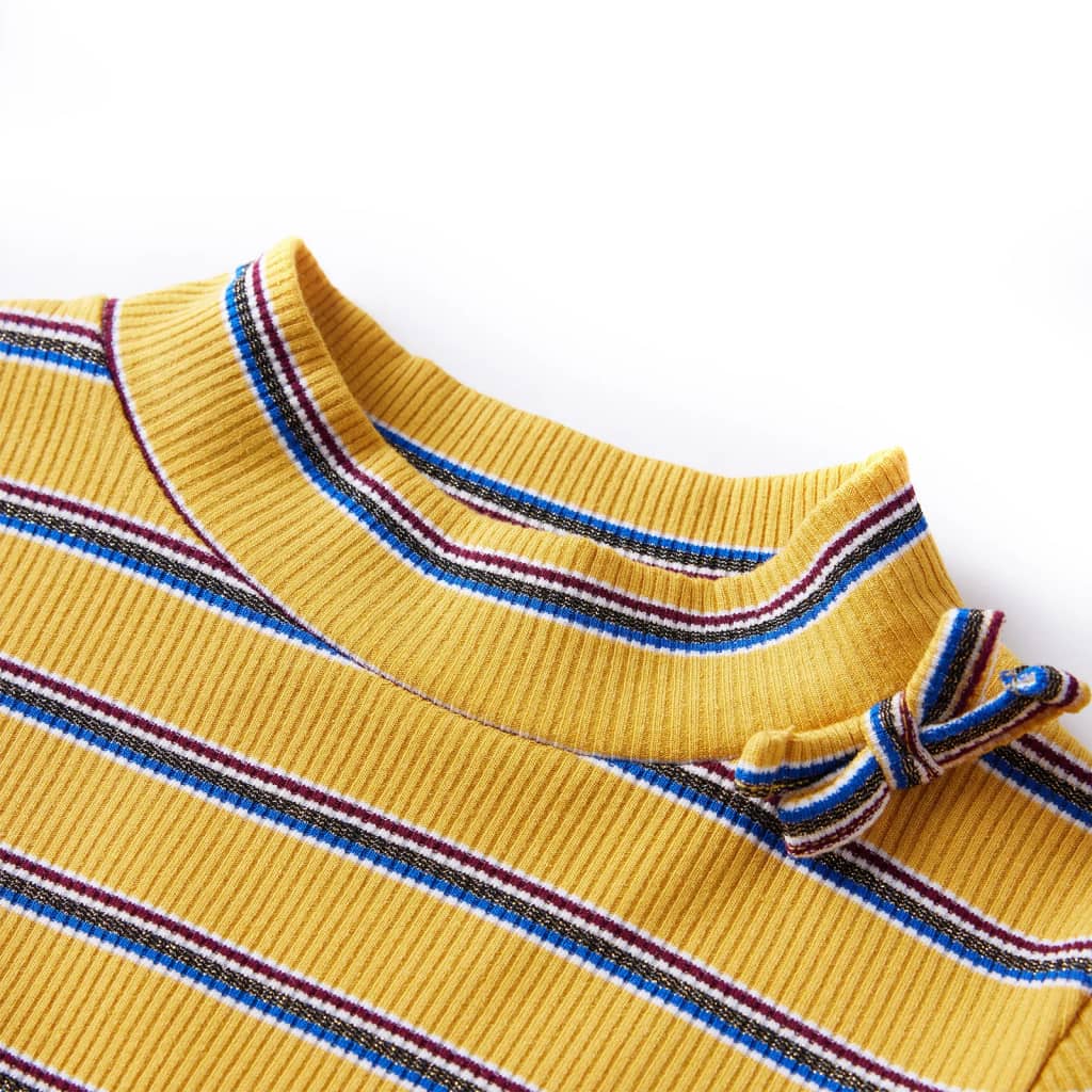 Vidaxl Children's Shirt avec manches longues 92 Ochère -colored