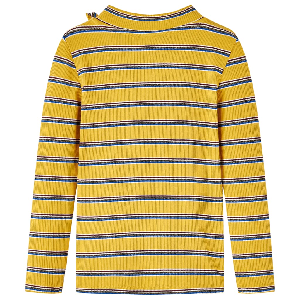 Vidaxl Children's Shirt à manches longues 128 Ochère Couleur