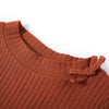 Vidaxl Child's Shirt à manches longues 128 colored cognac