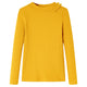 Vidaxl Children's Shirt avec manches longues 92 Ochère -colored