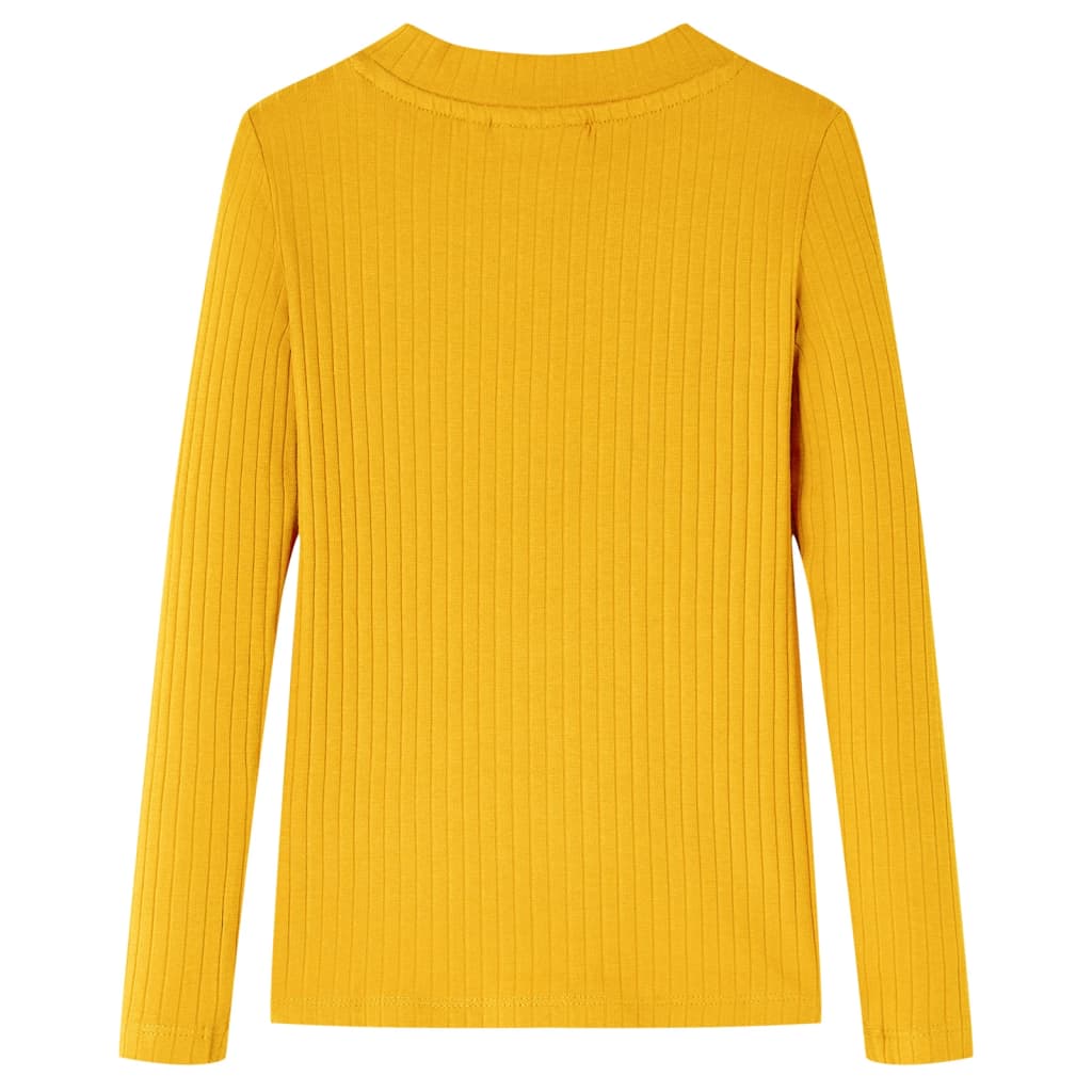 Vidaxl Children's Shirt avec manches longues 92 Ochère -colored