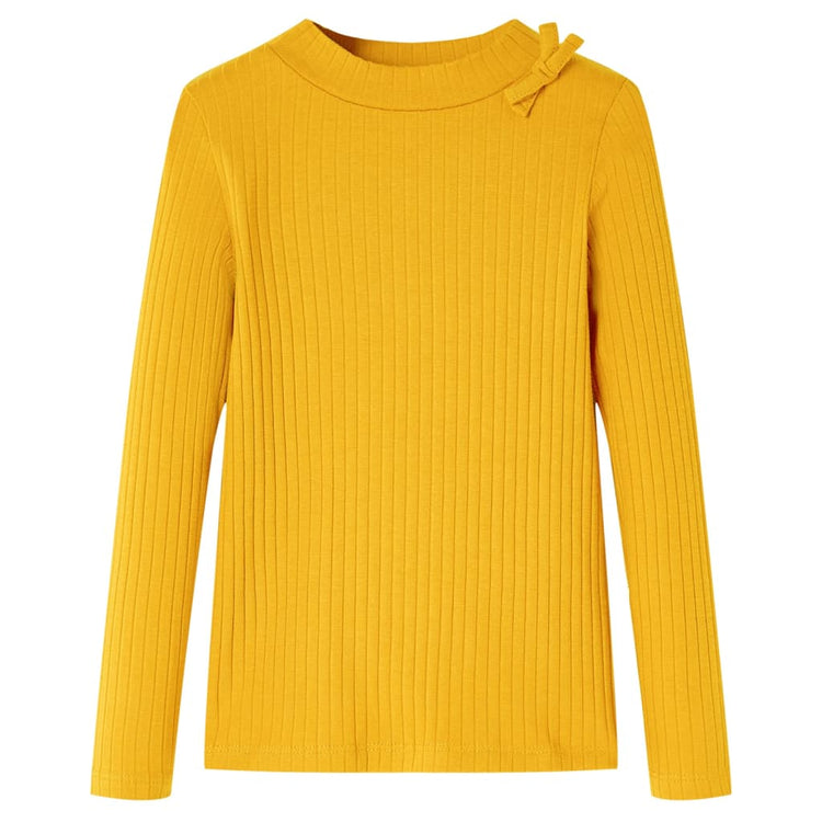 Vidaxl Children's Shirt à manches longues 116 Ochère -colored