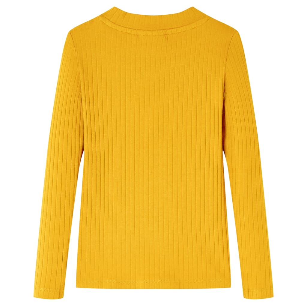 Vidaxl Children's Shirt à manches longues 116 Ochère -colored