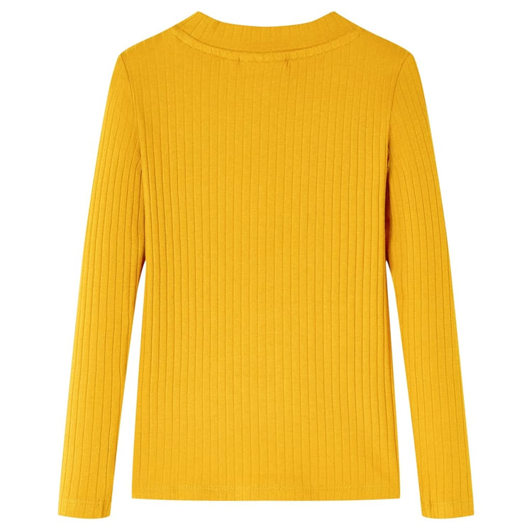 Vidaxl Children's Shirt à manches longues 116 Ochère -colored