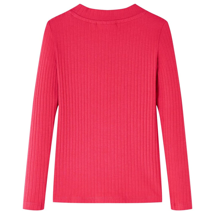 Vidaxl Child's Shirt à manches longues 92 Rose vif