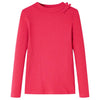 Vidaxl Child's Shirt à manches longues 104 rose vif
