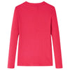 Vidaxl Child's Shirt à manches longues 116 rose vif