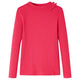 Vidaxl Child's Shirt à manches longues 128 rose vif