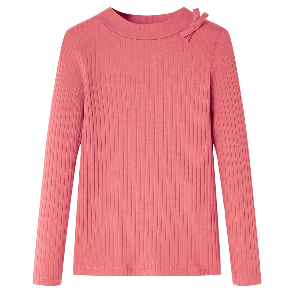 Vidaxl Child's Shirt à manches longues 116 vieux rose