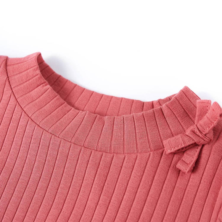 Vidaxl Child's Shirt à manches longues 140 vieilles roses