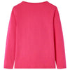 Vidaxl Child's Shirt à manches longues 104 rose vif