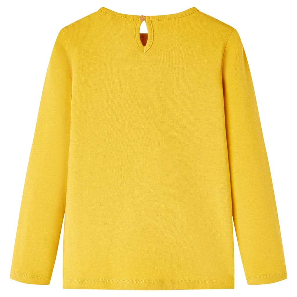 Vidaxl Children's Shirt à manches longues 116 Ochère -colored