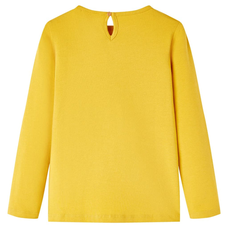 Vidaxl Children's Shirt à manches longues 116 Ochère -colored