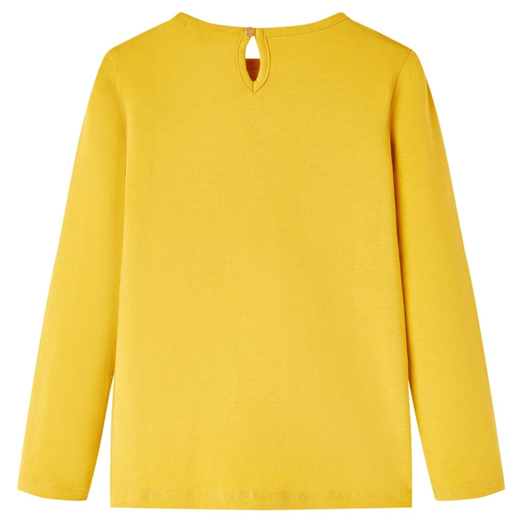 Vidaxl Children's Shirt à manches longues 128 Ochère Couleur