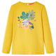 Vidaxl Child's Shirt à manches longues 140 Ochère -colored