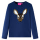 Vidaxl Child's Shirt à manches longues 116 bleu marine