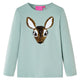 Vidaxl Children's Shirt avec manches longues 104 Middelmint -colored