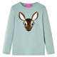 Vidaxl Children's Shirt à manches longues 128 Middelmint -colored