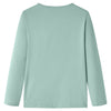 Vidaxl Children's Shirt à manches longues 128 Middelmint -colored