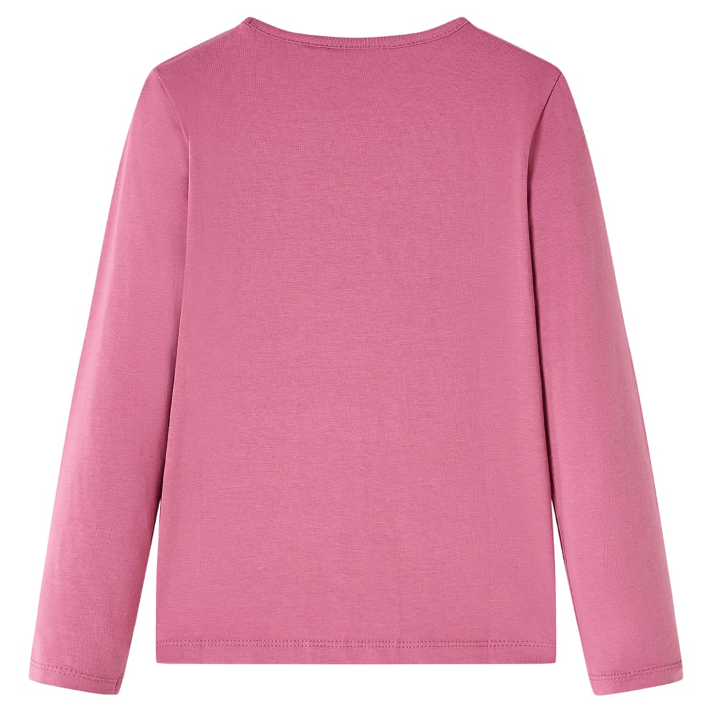 Vidaxl Children's Shirt avec manches longues 92 Couleur de framboises