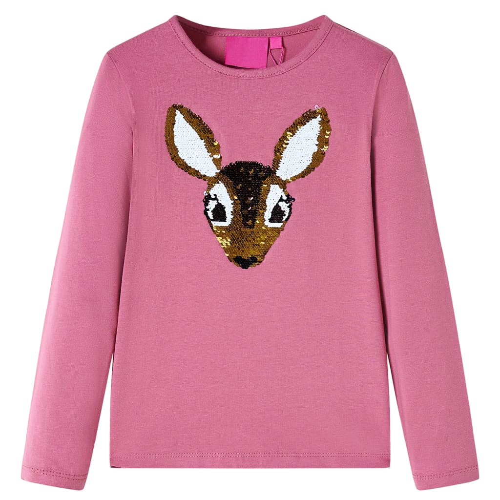 Vidaxl Children's Shirt à manches longues 104 Couleurs de framboise