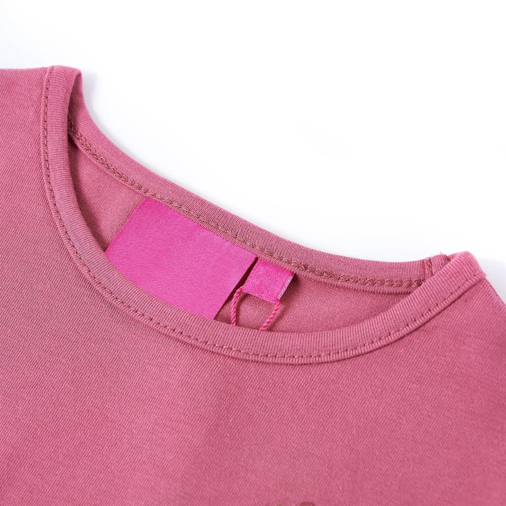 Vidaxl Child's Shirt à manches longues 128 Couleur de framboises