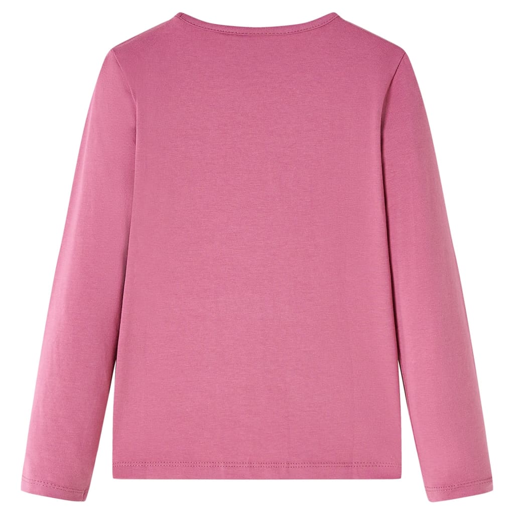 Vidaxl Child's Shirt à manches longues 140 Couleur de framboises