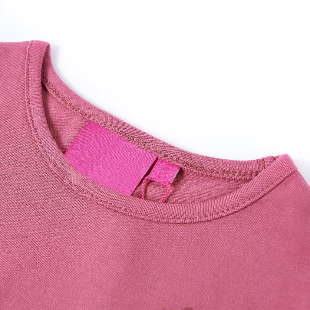Vidaxl Child's Shirt à manches longues 140 Couleur de framboises
