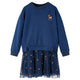 Vidaxl Robe pour enfants à manches longues 104 bleu marine