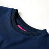 Vidaxl Robe pour enfants à manches longues 128 bleu marine