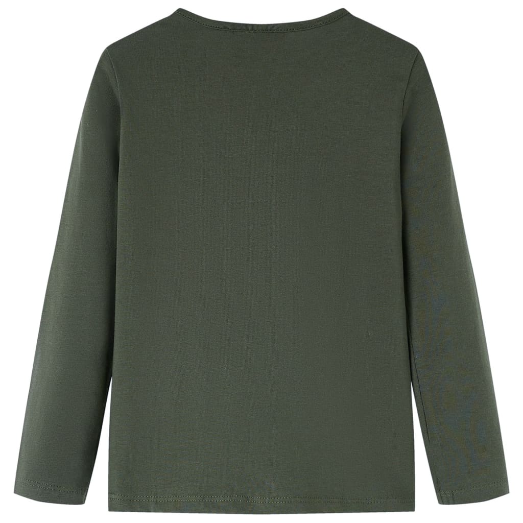 Vidaxl Child's Shirt à manches longues 92 Kakikientig