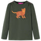 Vidaxl Child's Shirt avec manches longues 140 kack -colored