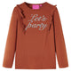Vidaxl Child's Shirt à manches longues 128 colored cognac