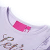 Vidaxl Child's Shirt à manches longues 92 lilas léger
